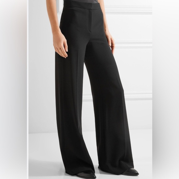 Theory Pants & Jumpsuits Theory Terena Black Crepe Dress Pants Size